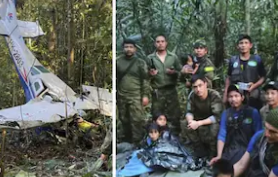 विमान हादसे के 40 दिन बाद अमेजन के जंगलों में जिंदा मिले 4 बच्चे, एक 12 माह का 6