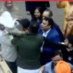 हंगामा : कांग्रेस और बीजेपी के पार्षदों ने एक दूसरे को मारे थप्पड़
