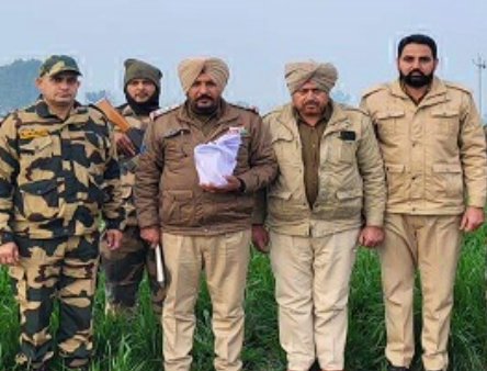 BSF व पंजाब पुलिस की सांझी कार्रवाई