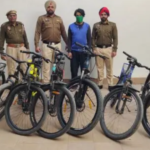 चोरी की सात साइकिलें सहित आरोपी काबू चोरी की सात साइकिलें सहित आरोपी काबू
