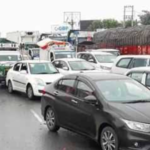 इस National Highway पर लगा लंबा जाम
