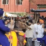 निहंग सिंहों का SSP आफिस के बाहर भारी हंगामा