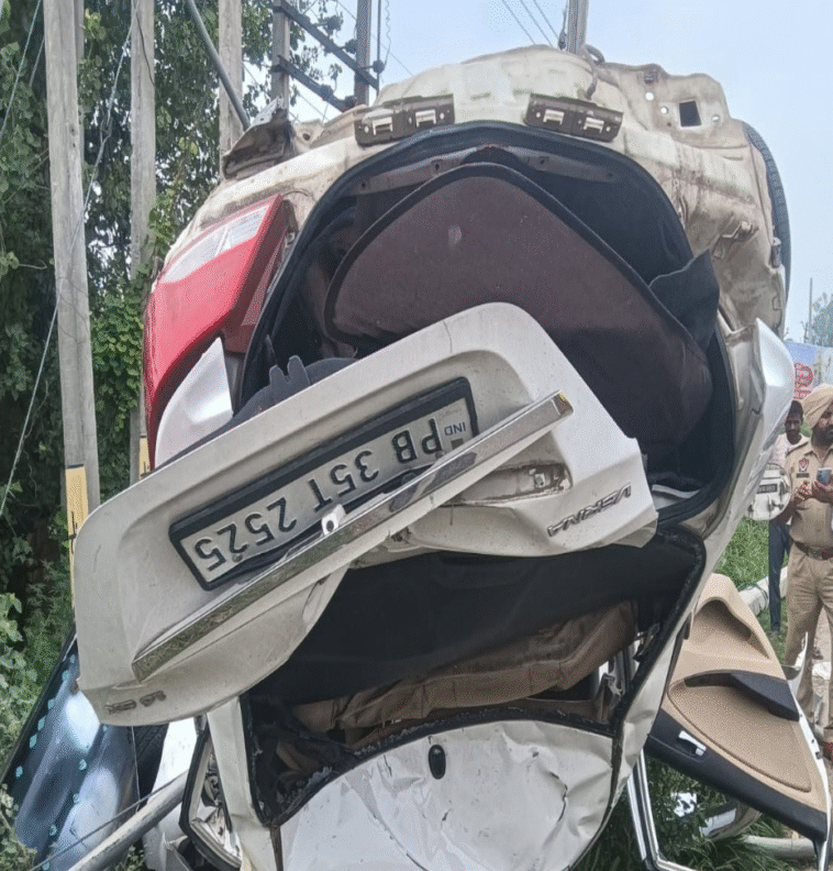 जालंधर-पठानकोट नेशनल हाइवे पर रूह कंपा देने वाला हादसा