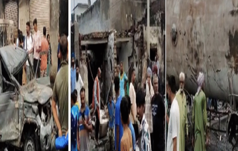 जालंधर में गैस टैंकर धमाके में इतने लोगों की मौ+त