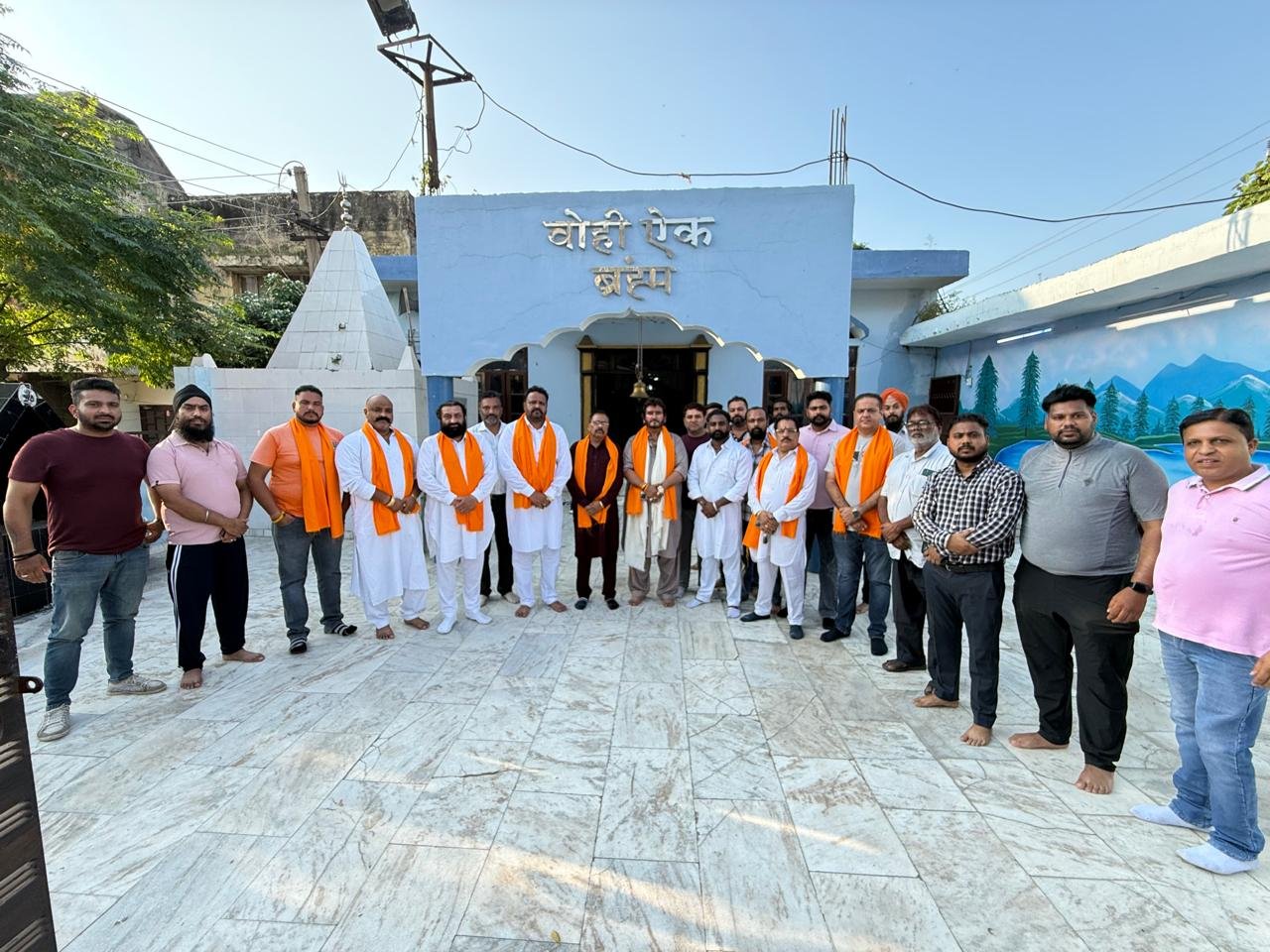 भगवान वाल्मीकि सभा गाजीगुला ने दिया सिटी वाल्मीकि सभा को दिया पूर्ण समर्थन : प्रधान गौरव हंस