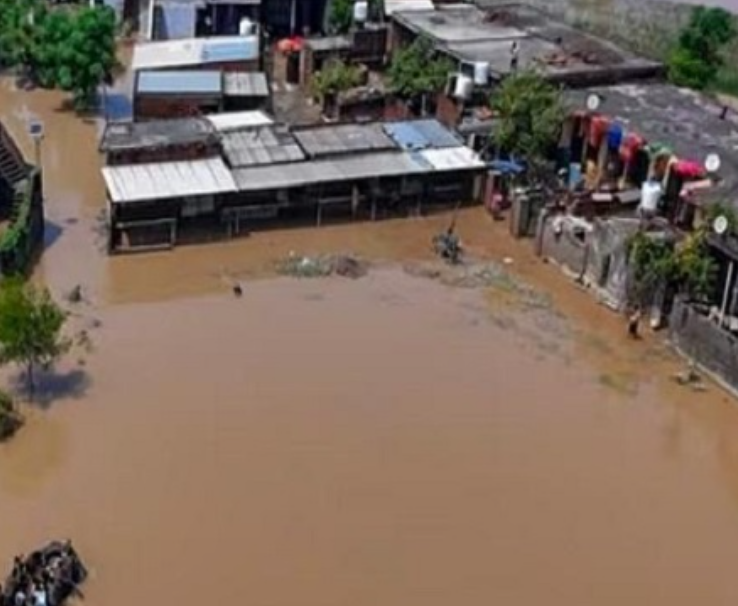 पंजाब के इस जिले में बाढ़ कारण भयानक तबाही