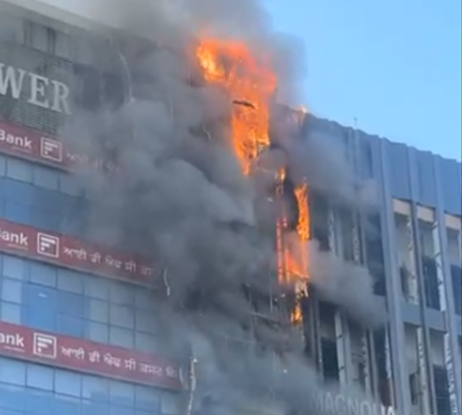 भयानक आग में दहली लुधियाना की ये मार्केट