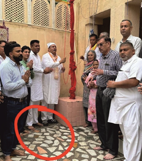 पंजाब में कांग्रेसी नेता ने की निशान साहिब की बेअदबी