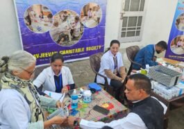 नवजीवन चैरिटेबल सोसाइटी द्वारा निःशुल्क चिकित्सा शिविर का किया आयोजन, इस शिविर में 80 मरीज़ों ने लाभ उठाया