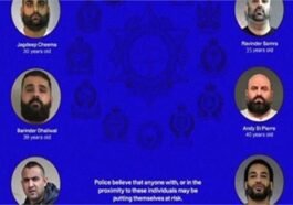 Canada पुलिस ने जारी की पंजाबी गैंगस्टरों की तस्वीरें