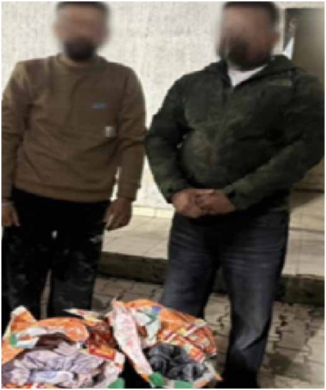 DRI की कार्रवाई, 2 तस्कर गिरफ्तार