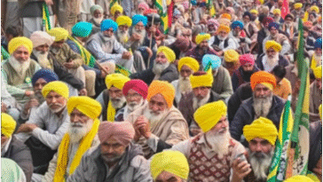 पंजाब सरकार के खिलाफ किसानों का प्रदर्शन