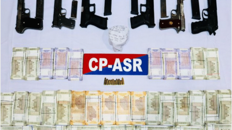 हथियार-हेरोइन के साथ 5 गिरफ्तार