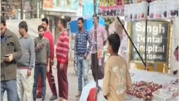 श्री गुरु रविदास चौक में खूब हंगामा