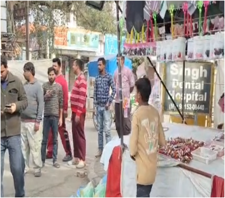 श्री गुरु रविदास चौक में खूब हंगामा