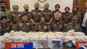 22 किलो हेरोइन सहित 4 तस्कर गिरफ्तार