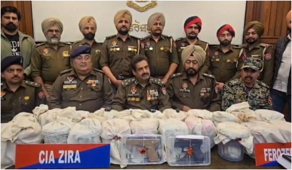 22 किलो हेरोइन सहित 4 तस्कर गिरफ्तार