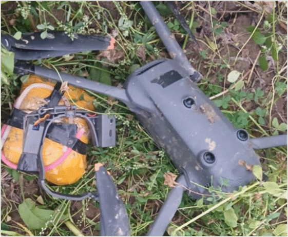 BSF ने ड्रोन समेत हेरोइन की जब्त