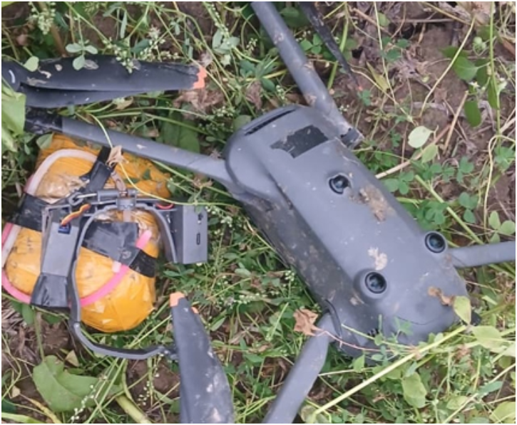 BSF ने ड्रोन समेत हेरोइन की जब्त