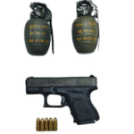 2 ग्रेनेड और पिस्तौल के साथ 3 आरोपी गिरफ्तार