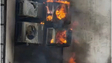 जालंधर : पॉश इलाके में मॉल के बाहर लगी आग