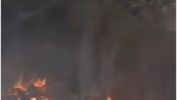 जालंधर के एक गोदाम में लगी भीषण आग