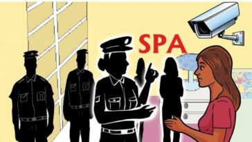मशहूर स्पा सेंटर पर पुलिस की Raid
