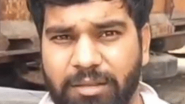 थाने के बाहर छात्रों पर हमला