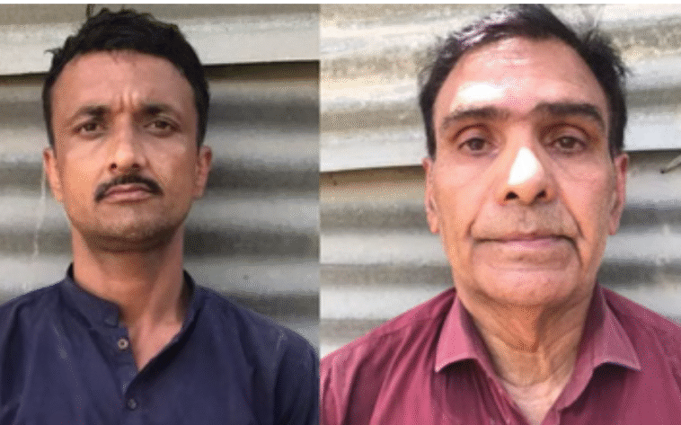 बाॅर्डर से दो पाकिस्तानी नागरिक गिरफ्तार