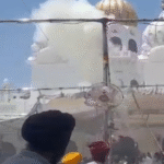 Amritsar के गुरुद्वारा साहिब में लगी आग